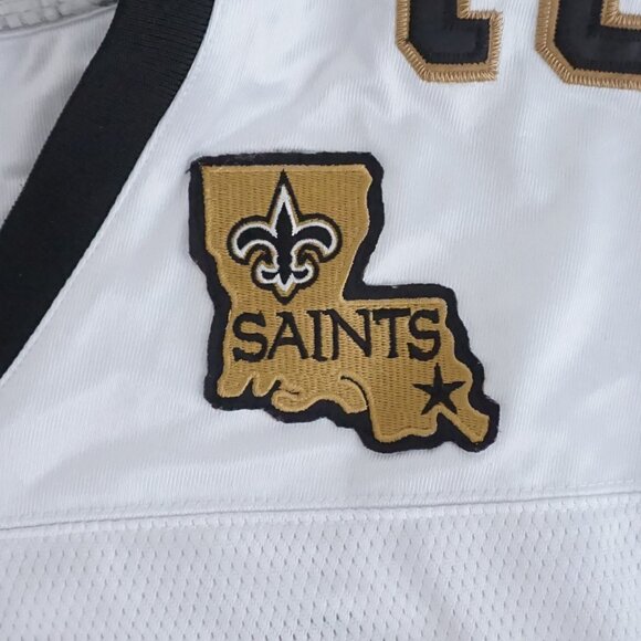 Vintage Y2K Reebok Nfl Reggie Bush #25 New Orleans Saints White Jersey Size 48 - Picture 10 of 11